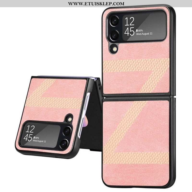 Etui do Samsung Galaxy Z Flip 4 Etui Folio Stylowa Skórzana Konstrukcja Z